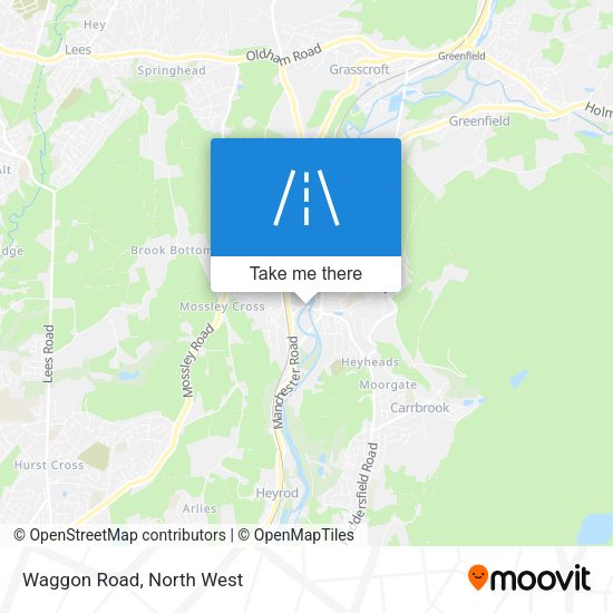 Waggon Road map