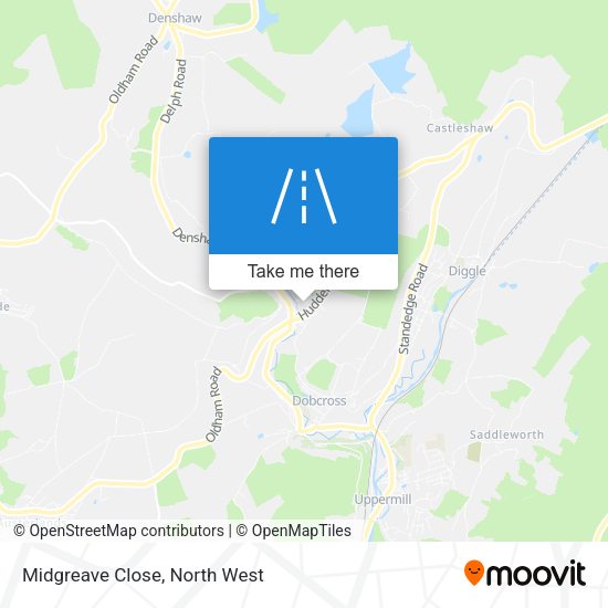 Midgreave Close map
