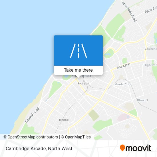 Cambridge Arcade map