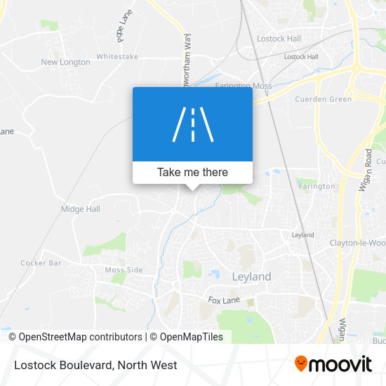 Lostock Boulevard map