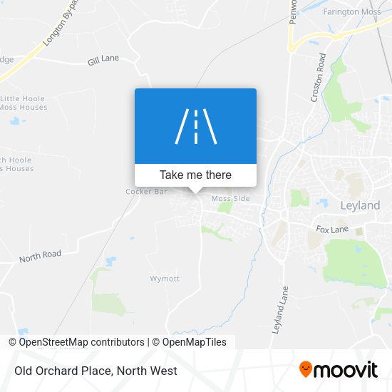 Old Orchard Place map