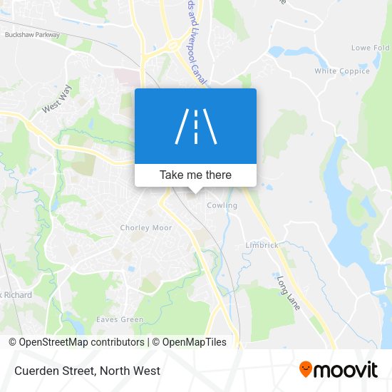 Cuerden Street map