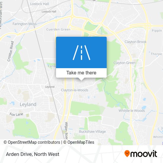 Arden Drive map