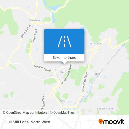 Hull Mill Lane map