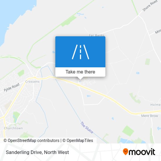 Sanderling Drive map