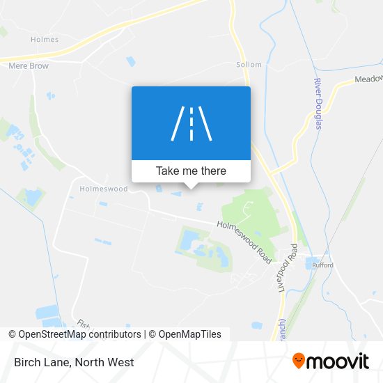 Birch Lane map