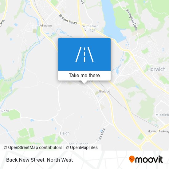 Back New Street map