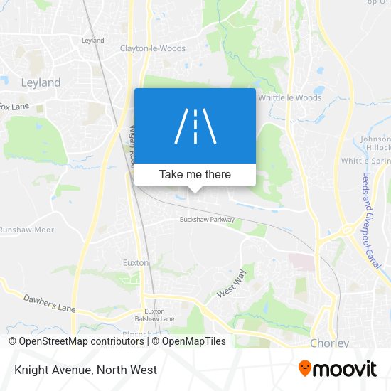 Knight Avenue map
