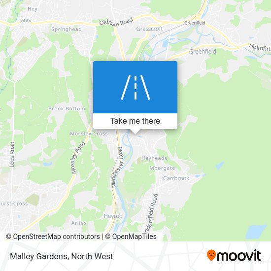 Malley Gardens map