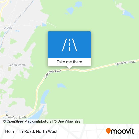 Holmfirth Road map