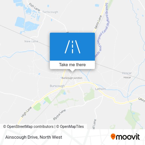 Ainscough Drive map