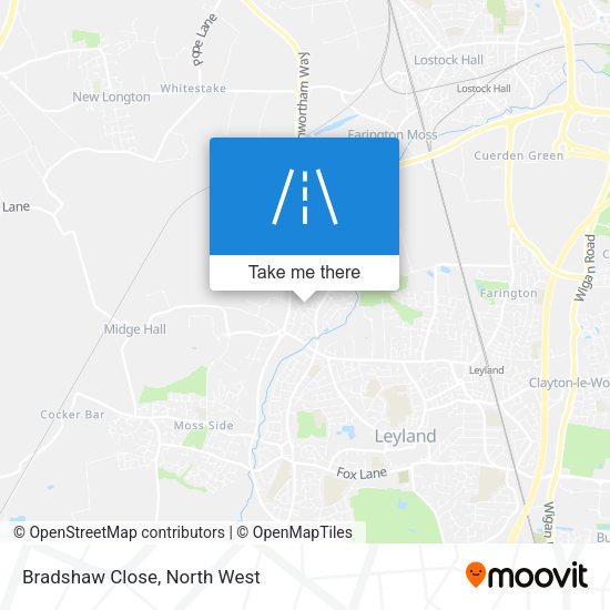 Bradshaw Close map