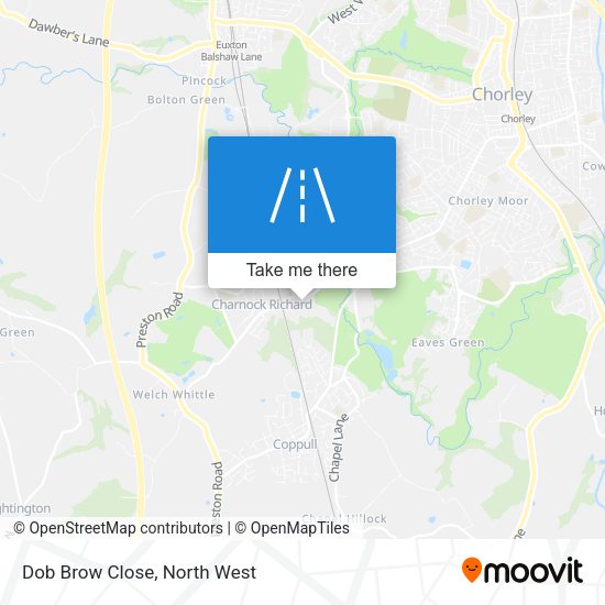 Dob Brow Close map