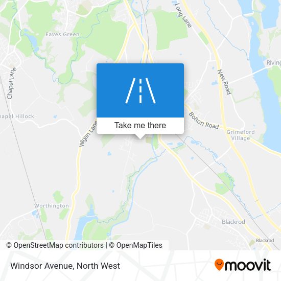Windsor Avenue map