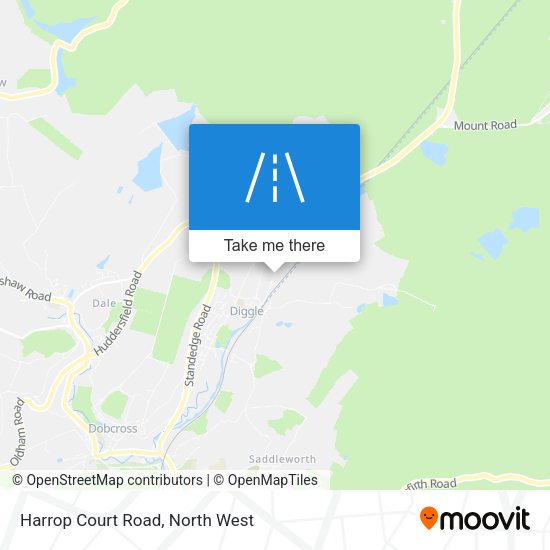 Harrop Court Road map