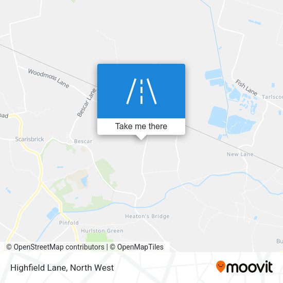 Highfield Lane map