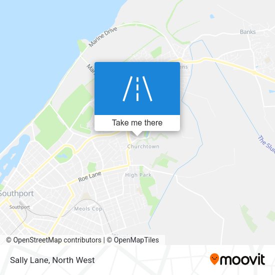 Sally Lane map