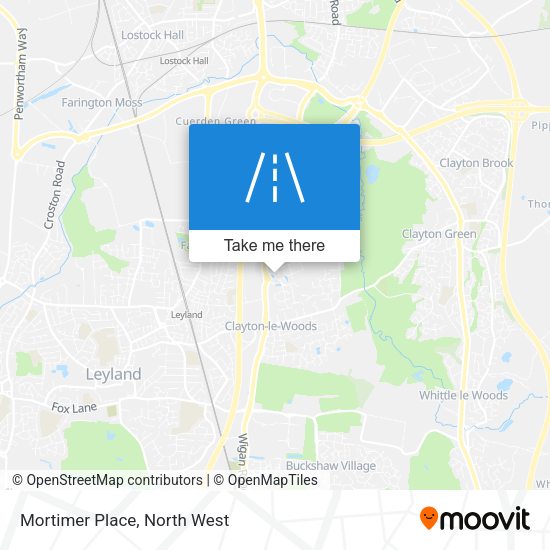 Mortimer Place map