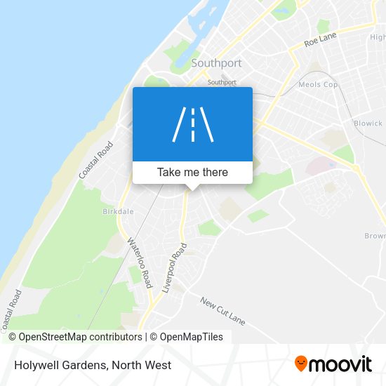 Holywell Gardens map