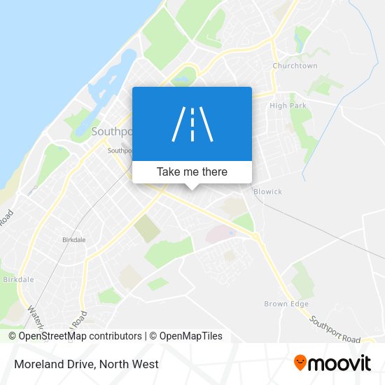 Moreland Drive map