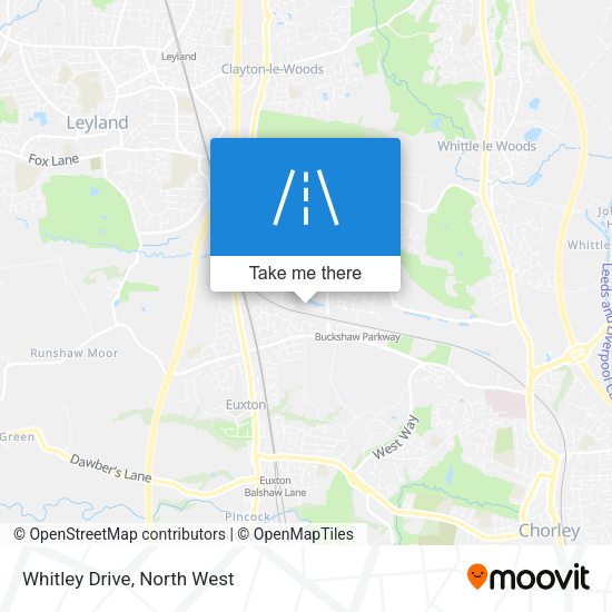 Whitley Drive map
