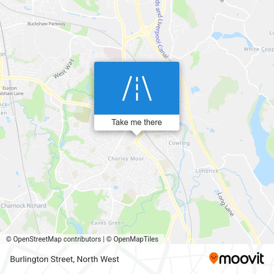 Burlington Street map
