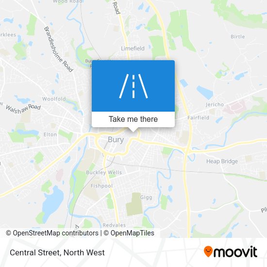 Central Street map