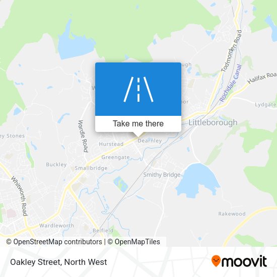 Oakley Street map