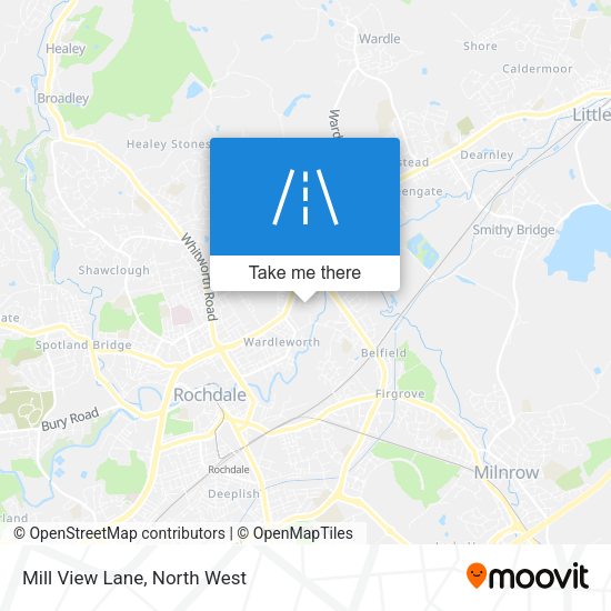 Mill View Lane map