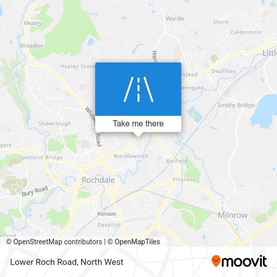 Lower Roch Road map