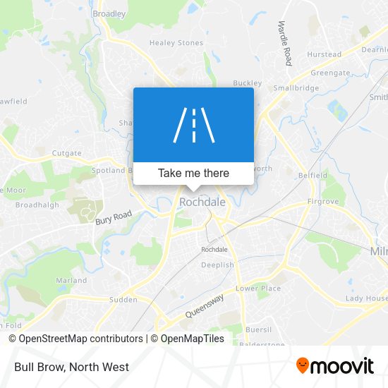 Bull Brow map