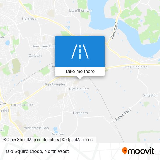 Old Squire Close map