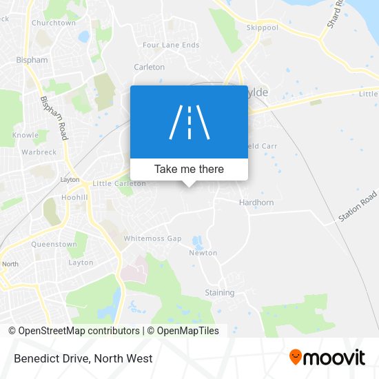 Benedict Drive map