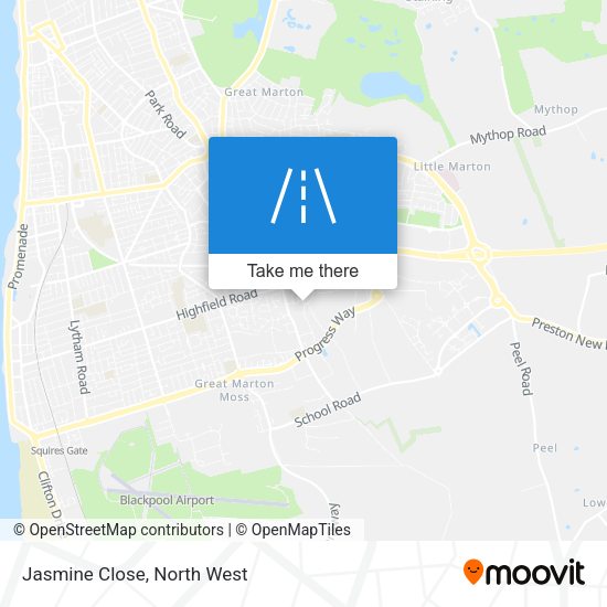 Jasmine Close map