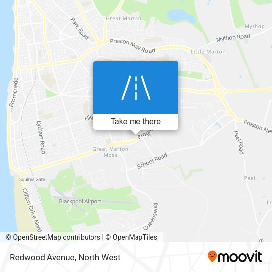 Redwood Avenue map