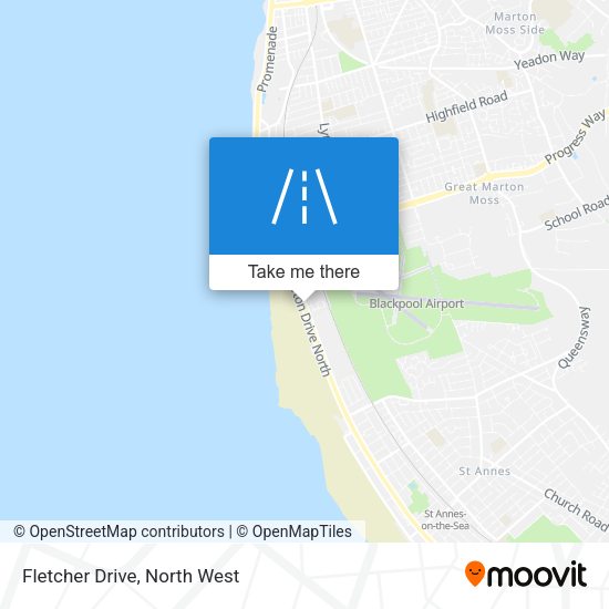 Fletcher Drive map