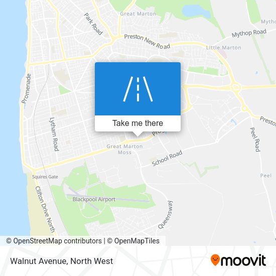 Walnut Avenue map