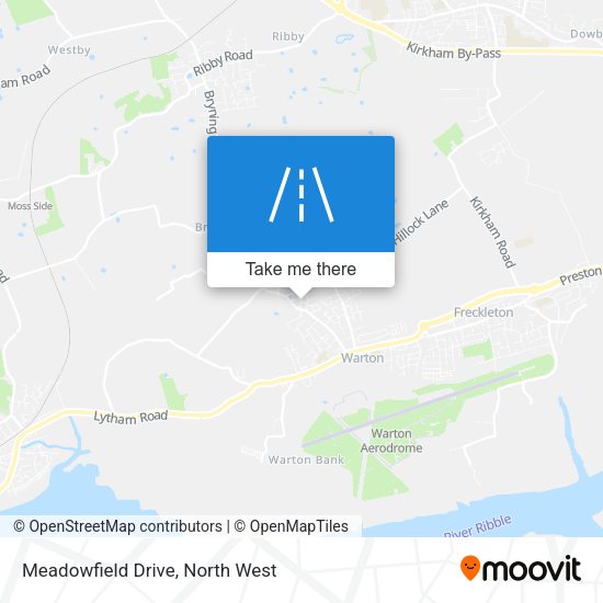 Meadowfield Drive map
