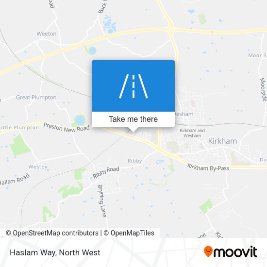 Haslam Way map