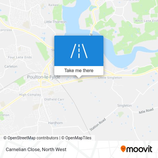 Carnelian Close map