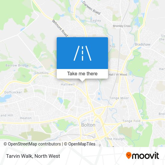 Tarvin Walk map