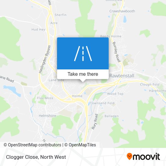 Clogger Close map