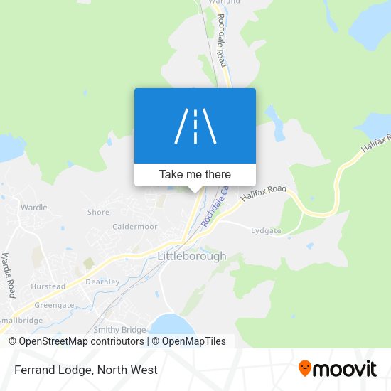 Ferrand Lodge map