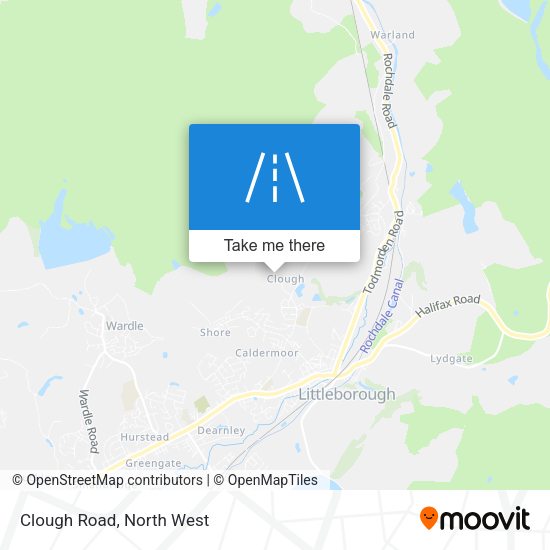 Clough Road map