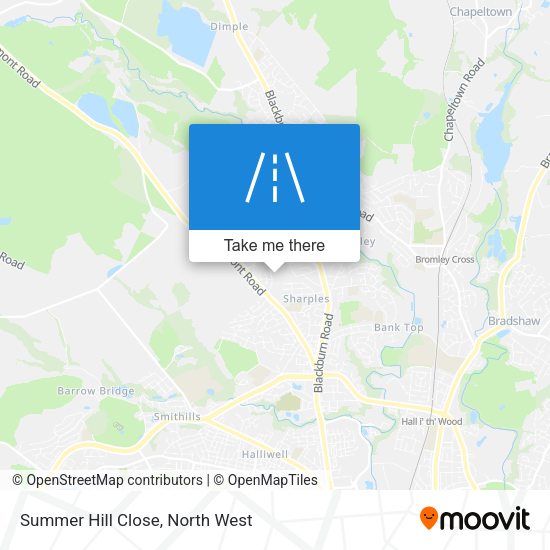 Summer Hill Close map