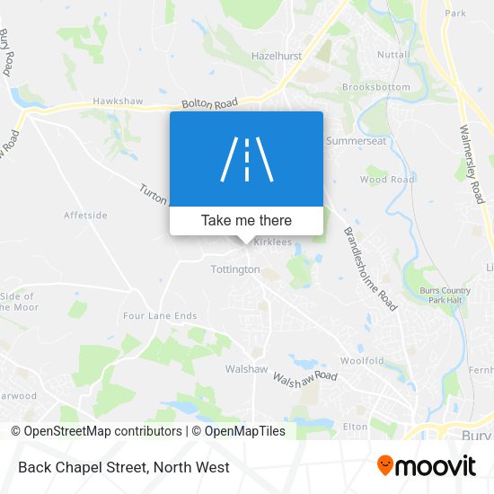 Back Chapel Street map