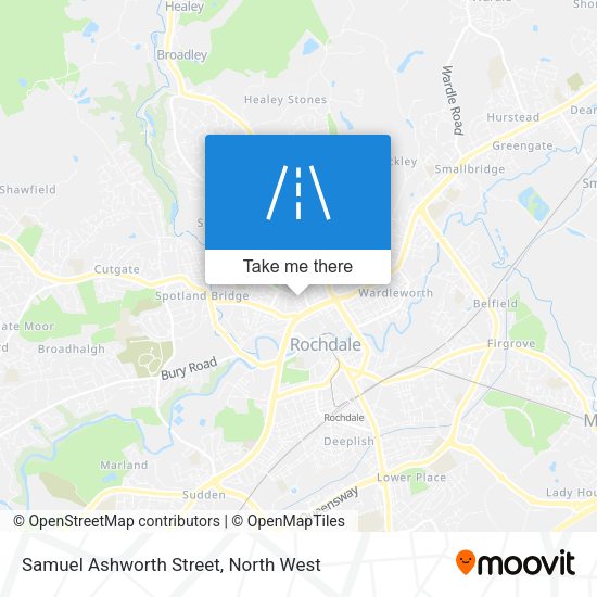 Samuel Ashworth Street map