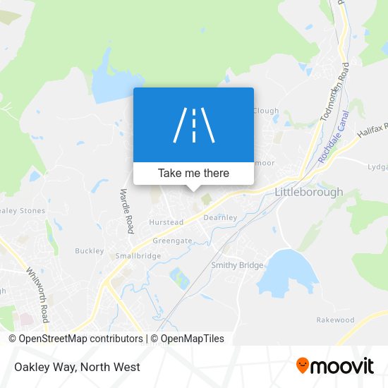 Oakley Way map