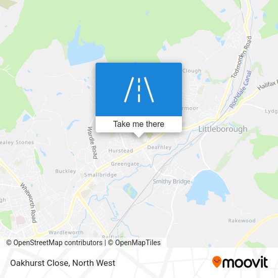 Oakhurst Close map