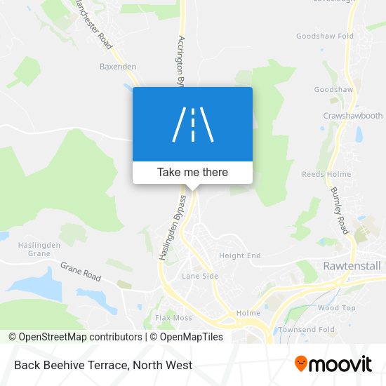 Back Beehive Terrace map